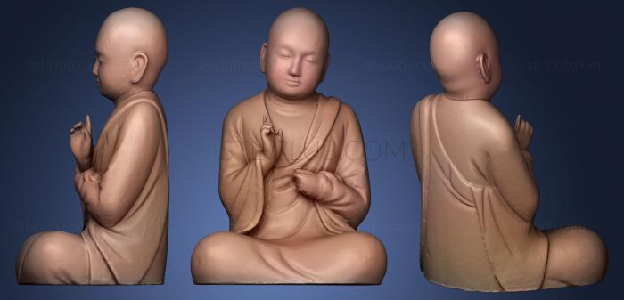 Статуэтки китайские и японские Китайский монах